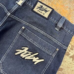 FUBU Dark Denim Shorts